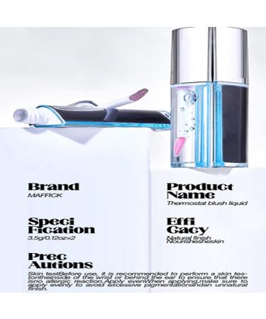 Weppduk Color Changing Blush Color Changing Lipstick | 2X Temperature Changing Moisturizing Cream Blush - Moisturizing Blush Cream Natural Shiny Blush - Buy Online on GoSupps.com