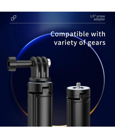 TELESIN Mini Desktop Tripod Selfie Stick for GoPro, Insta360, DJI & More | Telescopic Selfie Pole Monopod Extension - 4 Lengths - Buy Online on GoSupps.com