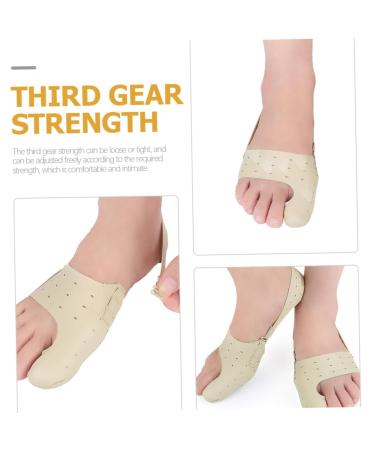 Lurrose 2pcs Leather Bracers Set for Hair Straightener & Hallux Valgus Support | Foot Wrap Support Brace Clip Board | Male, Assorted Colors - 21X9.5X0.1CM - Buy Online on GoSupps.com
