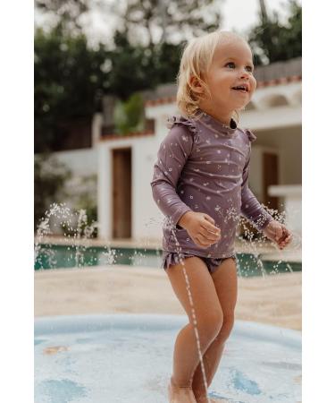 Little Dutch Swim Shorts with Ruffles - UV Protection UPF 50+ - Mauve Blossom Size 86/92 - International Shipping - Buy Online on GoSupps.com