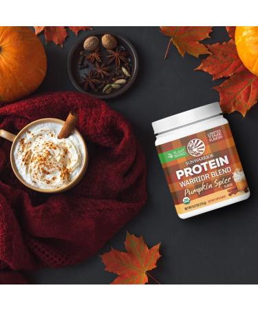 Sunwarrior Pumpkin Spice Vegan Protein Powder with BCAA | Raw Keto Shake, Gluten Free, Non-GMO, Dairy Free, Soy and Sugar Free, Low Carb Plant Based Protein Powder | 7 Servings - Buy Online on GoSupps.com