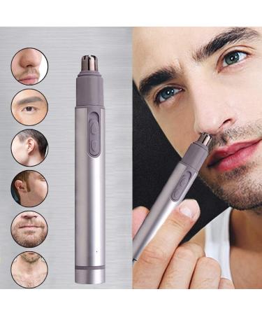 BCJMKDX Nose hair trimmer Painless Nose Hair Detail Trimmer for Men and Women Battery Operated Electric Trimmer Easy Cleaning Painless Facial Hair Remover - Buy Online on GoSupps.com