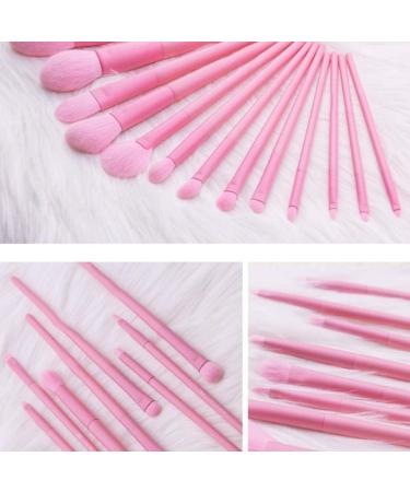 OXOAMP Makeup Brush 13 Pieces Pink Makeup Brush Non irritating Synthetic Fiber Eyeshadow Brush Foundation Brushes - Buy Online on GoSupps.com