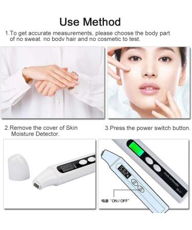 Brrnoo Digital LCD Display Precision Skin Sensor Tester Facial Moisture Water Oil Analyzer - Buy Online on GoSupps.com