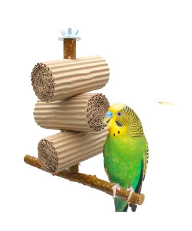 Nibble paradise for birds - Extensive entertainment is guaranteed by this bird playground