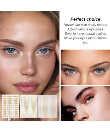 Buy Invisible Double Eyelid Tapes - Waterproof & Long-Lasting 600PC | Eyelid Lifting Without Surgery - Buy Online on GoSupps.com