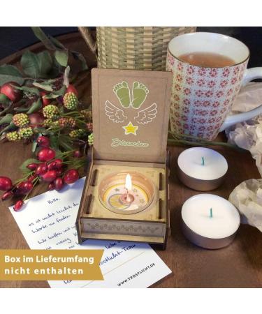Star Child Dry Light 12 Pack Tea Lights | Loving Effect for Mourning Rituals & Memory of Star Children | Baby Grief & Miscarriage Support - Buy Online on GoSupps.com
