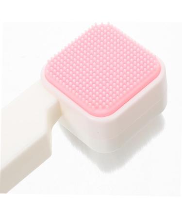 Square Facial Cleansing Brush - Silicone Exfoliator for Deep Cleansing & Exfoliation | Home Facial Brush for Radiant Skin - Buy Online on GoSupps.com