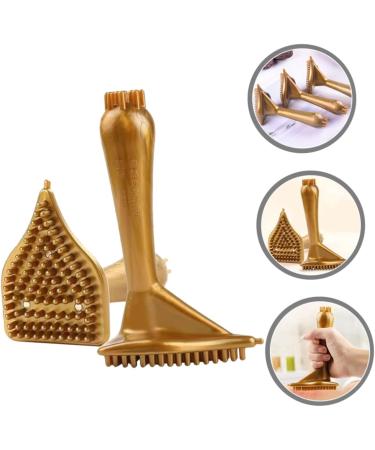 Buy Gleavi 2-in-1 Cellulite & Muscle Massage Brush | Magnetic Handwarmer | Effective Body & Neck Massage Accessory | 15x9cm - Buy Online on GoSupps.com