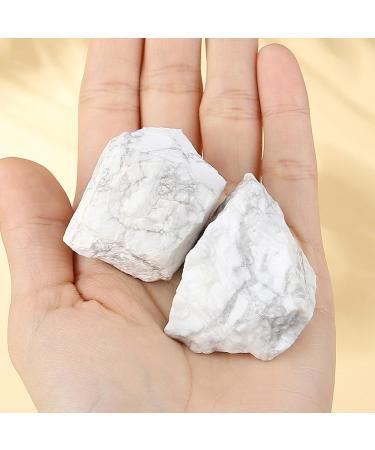 XIANNVXI Turquoise Howlite Raw Crystal 1.77-2.17 Inches - Natural Healing Stone for Crystal Lovers and Collectors - Buy Online on GoSupps.com