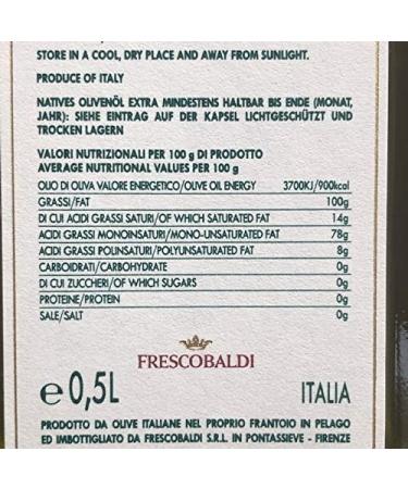 Extra Virgin Olive Oil Laudemio Frescobaldi 500ml x 6 - Buy Online on GoSupps.com