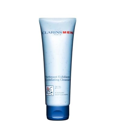 CLARINSMEN Exfoliator Cleanser | Exfoliating Face Wash For Men | Deeply Cleanses Impurities and Clears Out Clogged Pores | Contains Salicylic Acid | All Skin Types | 4.4 Ounces