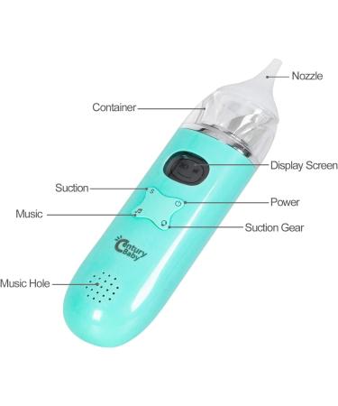 Electric Nasal Aspirator for Baby - Rechargeable, Music Feature, 3 Suction Levels | Nose Sucker for Toddlers, Newborns, Infants - Buy Online on GoSupps.com