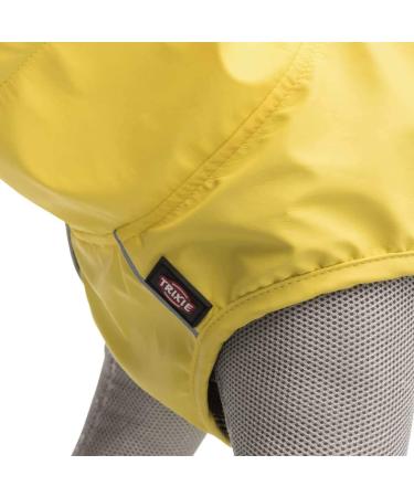 Shop Trixie Vimy Yellow Dog Raincoat - Reflective Comfortable Adjustable | Durable Rain Jacket for Dogs - Buy Online on GoSupps.com