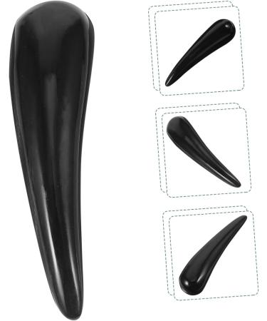 Tovinanna 2-in-1 Scratching Floor & Body Care Tool | Full Body Massage Gua Sha Scraper | Meridian Massage Device - Black (2pcs) - Buy Online on GoSupps.com