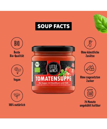 Buy Little Lunch Organic Tomato Soup - 100% Organic Vegan Gluten-Free No Added Sugar 350ml - Buy Online on GoSupps.com