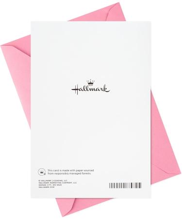 Shop Hallmark Mother's Day Card - Floral Beauty with Black & Ivory Stripes | International Shipping Available - Buy Online on GoSupps.com