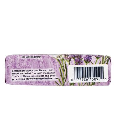 Tom's of Maine Raw Shea Butter Lavender Tea Tree Beauty Bar Soap 5oz - Pack of 6 - Buy Online on GoSupps.com