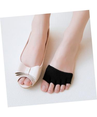 Fomiyes 4 Pairs Half Socks - Comfort Cushion for Sandals Slides & High-Heeled Boots | Invisible Forefoot Pads for Men & Women - Buy Online on GoSupps.com