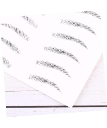 FOMIYES 4 Sheets Pairs Makeup Stickers Makeup Decals Eyebrow Faux Eyebrow Cosmetic Woman Stencil Water-based - Buy Online on GoSupps.com