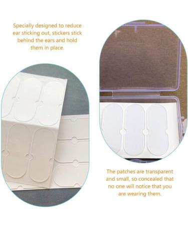 Transparent Silicone Ear Correctors - 60pcs for Adults | Ear Lobe Support Tape for Aesthetic Decals | Clean Ears Cosmetic Solution - Buy Online on GoSupps.com