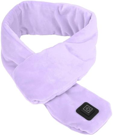 Saluaqui Waterproof Winter Heating Scarf - Skin-Friendly Smart Heated Scarf for Winter Hiking in Purple | International Shipping Available - Buy Online on GoSupps.com