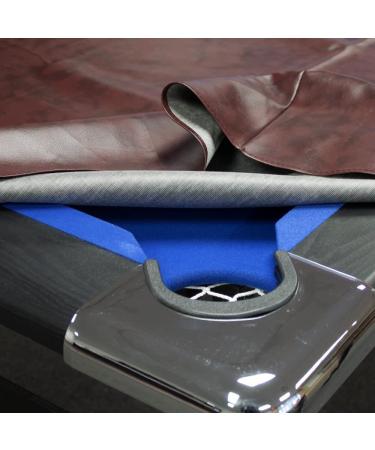 Premium 7ft Brown Leatherette Pool Table Cover - Waterproof & Tearproof - Buy Online on GoSupps.com