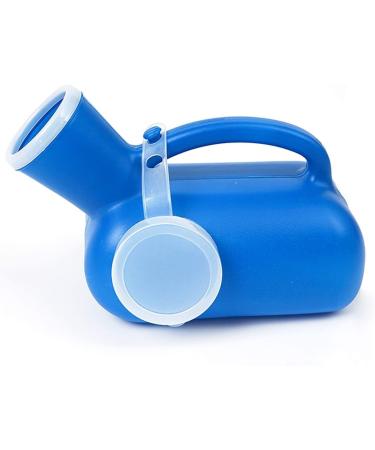 Male Urinal 1000ML Male Urinal Portable Mens Potty Pee Bottle Collector Travel Toilet Blue
