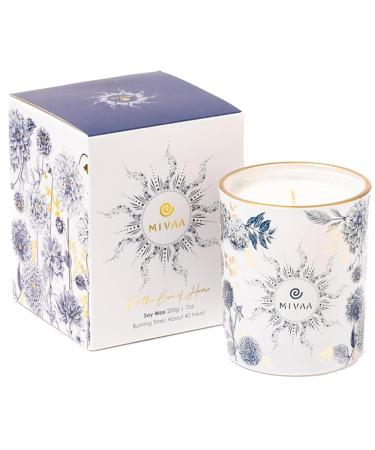 Mivaa 100% Natural Soy Wax Candles for Home Scented Perfect Scented Candles Gift Set for Women Mothers Day Birthday Valentine's Day