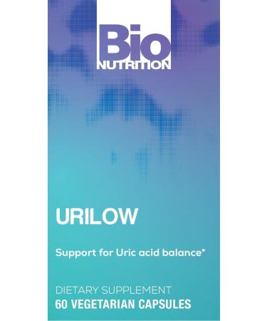 Bio Nutrition 2 Pack Urilow 60 Vegetarian Capsules | Natural Support for Urinary Health | Promotes a Healthy Uric Acid Balance - Buy Online on GoSupps.com