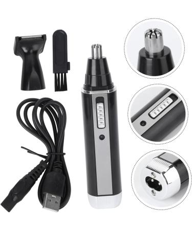 FOMIYES 2 1 Ear Hair Trimmer Nose Trimmer Best Nose Hair Trimmer And Ear Trimmer Hair Clipper Set Electric Medium Black - Buy Online on GoSupps.com