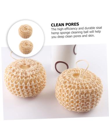 Didiseaon 5pcs Natural Sisal Bath Sponge Set | Eco-Friendly Loofahs & Scrubbers for Body | Perfect for Spa Experience - Shop Now - Buy Online on GoSupps.com