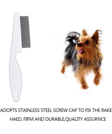 Premium Quality Amazing Stainless Metal Flea Comb for Pets Grooming Comfortable to Use Dogs Cats Rabbit Fur Detangling Tool Flea and Tick Prevention for Animals Flea Treatment Flea Prevention - Buy Online on GoSupps.com