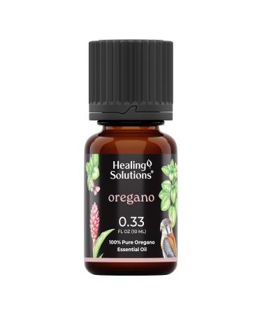 Healing Solutions Oregano Essential Oil - 0.33 Fluid Ounces
