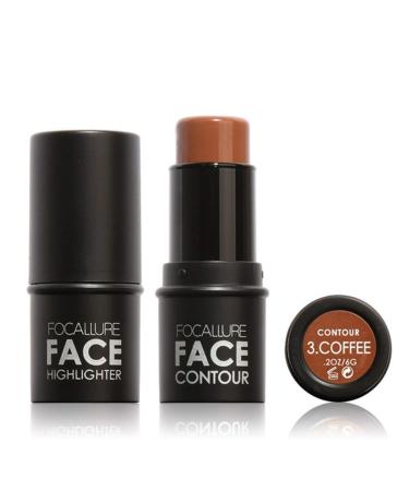 3-Piece Contour Stick Set - Highlighter, Bronzer, Concealer Cream for Long-Lasting 3D Shimmer Contouring - Buy Online on GoSupps.com