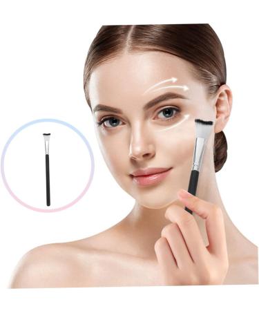 PLAFOPE Fish Tail Brush Highlighter Blush Brush Nose Contour Brushes Nose Makeup Tool Nose Makeup Brush Nose Contour Makeup Brush Blush Makeup Brush Makeup Brush for Nose Makeup Brushes 18.50X1.00X1.00CM Black - Buy Online on GoSupps.com