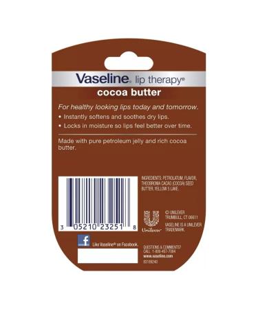 Buy VAS Lip Therapy 0.25oz Cocoa Butter - Hydrating Lip Care for Smooth Soft Lips - International Shipping Available - Buy Online on GoSupps.com