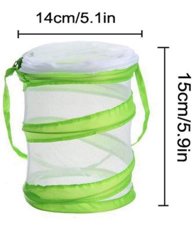 iPobie Butterfly Habitat Insect Cage Collapsible Bug Catcher Net Round Pop Up Mesh Net (Small Size) - Buy Online on GoSupps.com