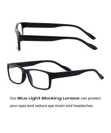 Buy Readerest Blue Light Blocking Glasses | UV Protection No Magnification Men s Black - Buy Online on GoSupps.com