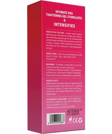 Intimate Vaginal Tightening Gel - Restore Feminine Tightness & Enhance Comfort | 5 Prefilled Applicators for Sensual Massage & Intense Pleasure - Buy Online on GoSupps.com