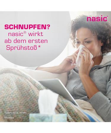 Nasic Nasal Spray PLUSS - Decongestant & Wound Healing for Adults & Kids | Xylometazoline & Dexpanthenol | 2x10ml Pack | International Shipping - Buy Online on GoSupps.com