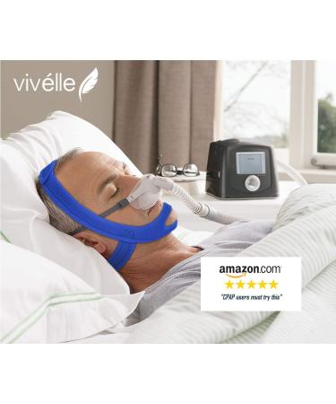Vivlle Anti-Snoring Chin Strap for Men and Women - Snore-No-More, Slim Non-Slip Design, Adjustable Premium Snore Stopper for Day & Night - Buy Online on GoSupps.com
