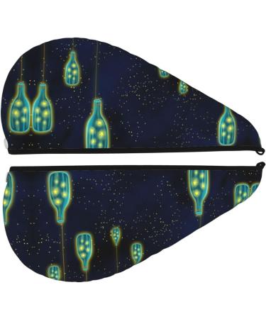 Buy Under The Night Sky Coral Velvet Dry Hair Cap | Perfect for Travel Pool Parties and Home Use - International Shipping Available - Buy Online on GoSupps.com