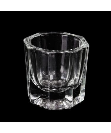 Top Quality Nail Tools Crystal Nail Glass Octagonal Crystal Cup Glasses Liquid Cup Nail Art Tools
