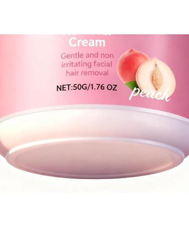Facial Hair Removal Cream | 50 Grams Soothing Natural Balm | Natural Body Hair Removal Cream - For Women and Men Underarms Legs Lips Underarms Chest - Buy Online on GoSupps.com