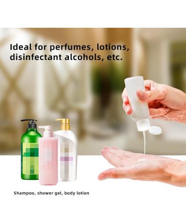 Ysimple Travel Bottles Set - Transparent Empty Cosmetics Containers for Air Travel | 100ml Spray Bottles for Perfume Shampoo Lotion - Buy Online on GoSupps.com