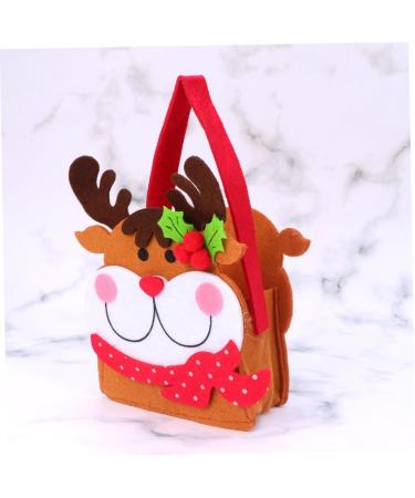 STOBAZA Ornament Handbags Xmas Party Bags Christmas Candy Handbag Decorations Winter 3D Candy Stand As Shown 12X8X15cm - Buy Online on GoSupps.com