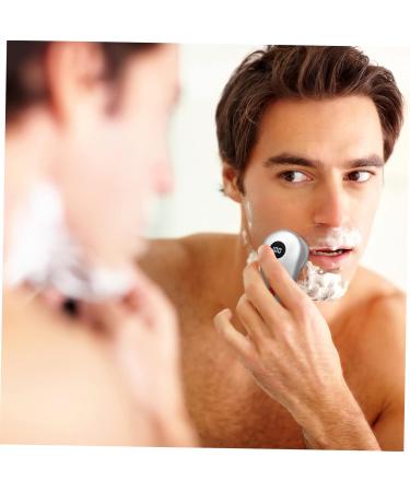 Shop Mini Electric Shaver for Men - Portable Trimmer Back Shaver & Nose Hair Remover | Travel-Friendly Razor in Silver - Buy Online on GoSupps.com