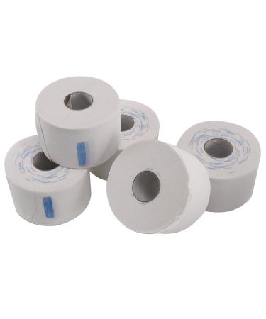 Qtynudy 5 Neck Hair Cutting Collar Strip Roll Paper Salon Barber Dispose