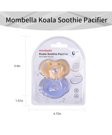 Mombella Koala Soothie Pacifier Set | Day & Night Time for Babies | International Shipping Available - Buy Online on GoSupps.com